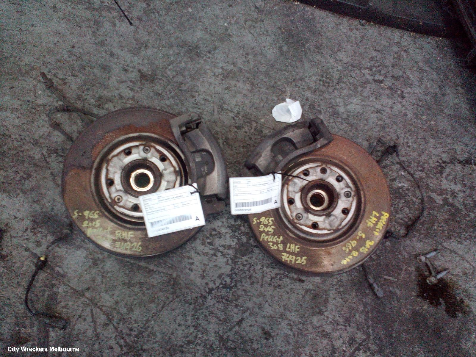 PEUGEOT 308 RIGHT FRONT HUB ASSEMBLY, T9, 10/2014 - 05/2021 - Image 2