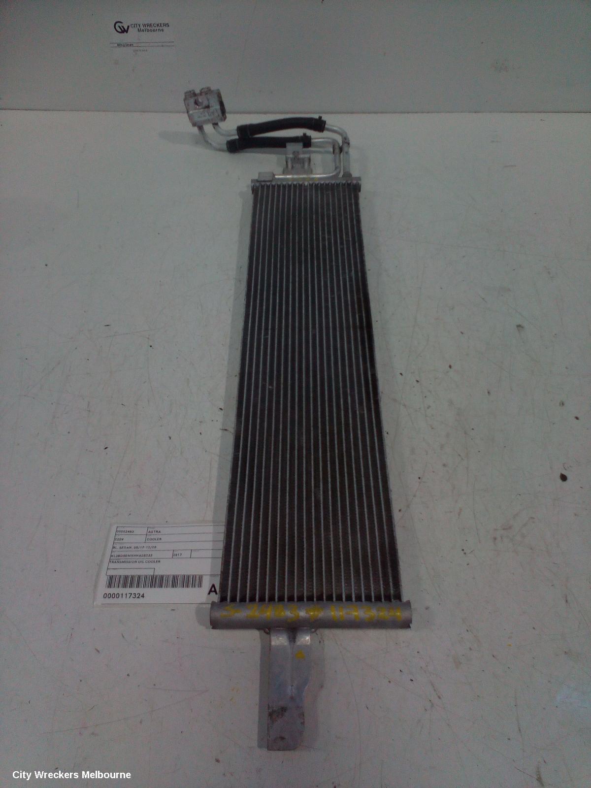 HOLDEN ASTRA COOLER, BL, SEDAN, 05/2017 - 12/2020 - Image 2