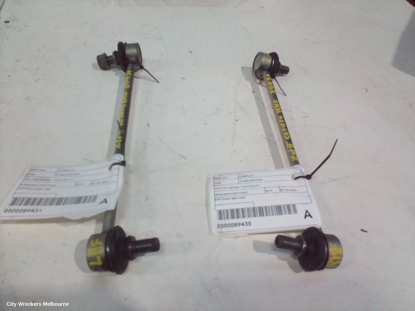 TOYOTA COROLLA STABILISER BAR, ZRE172R, SEDAN, 12/2013 - 06/2019 - Image 2