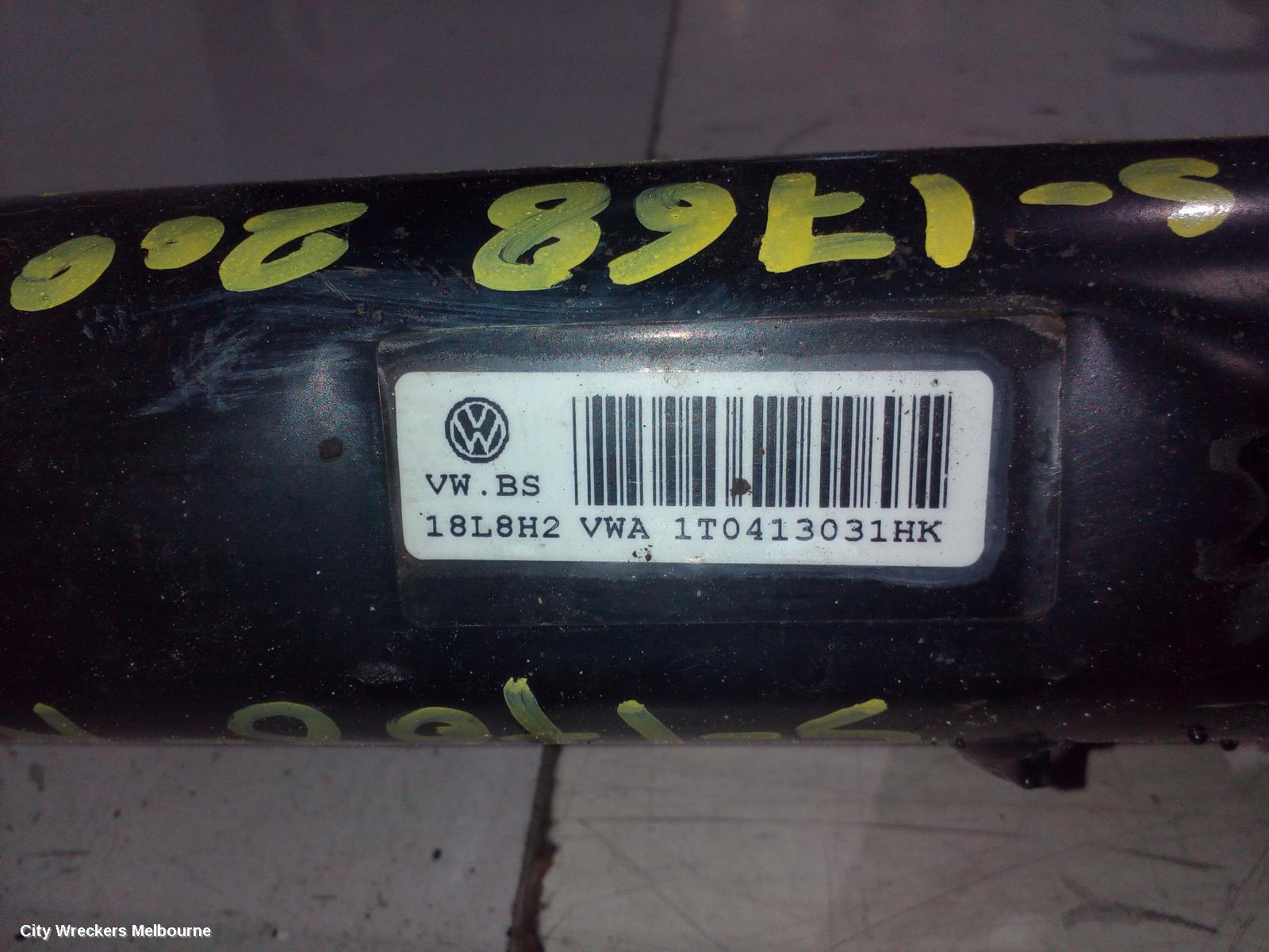 VOLKSWAGEN GOLF RIGHT FRONT STRUT, GEN 6, HATCH, STANDARD TYPE, 10/2008 - 04/2013 - Image 1