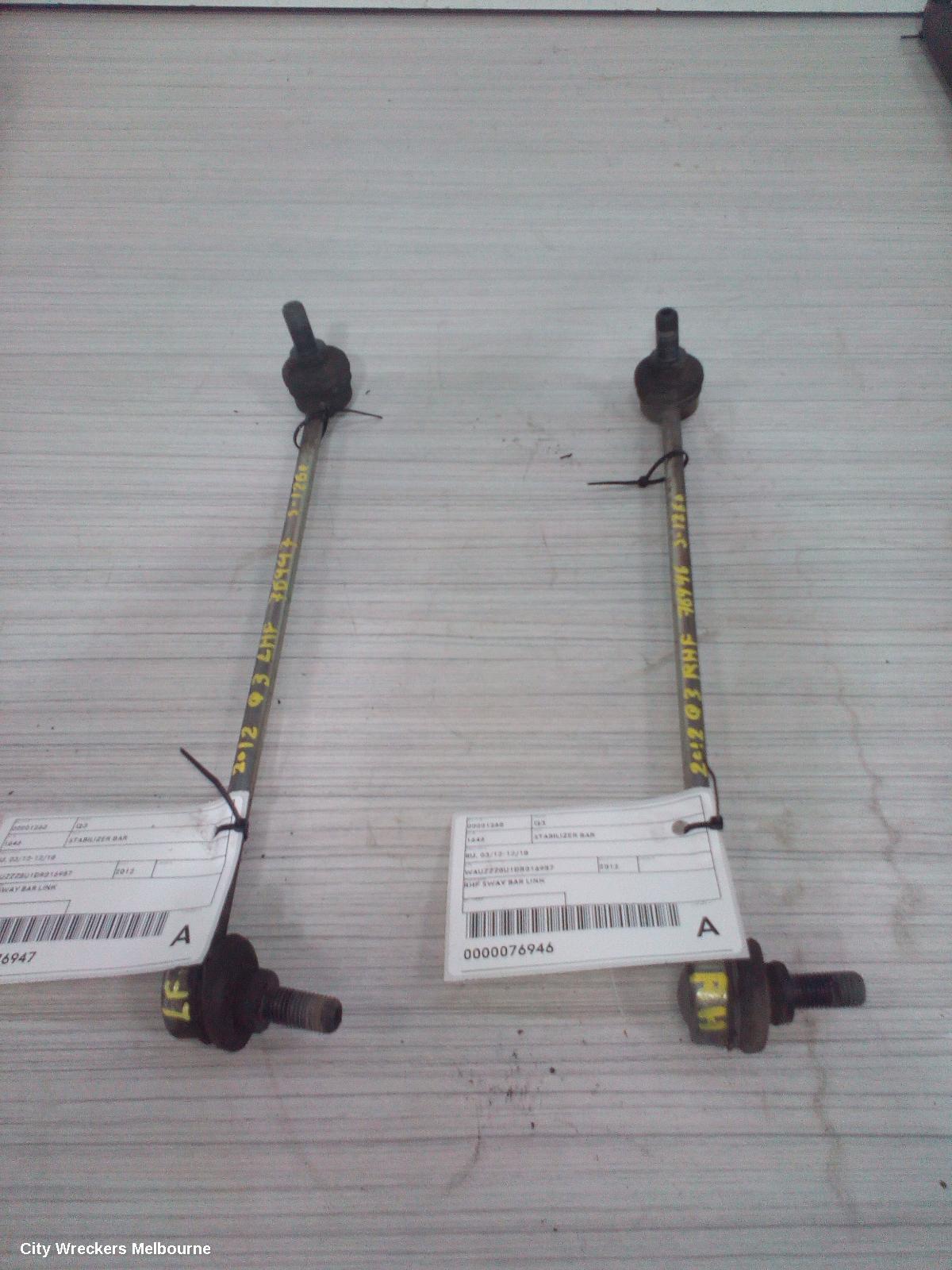 AUDI Q3 STABILISER BAR, 8U, 03/2012 - 12/2018 - Image 2