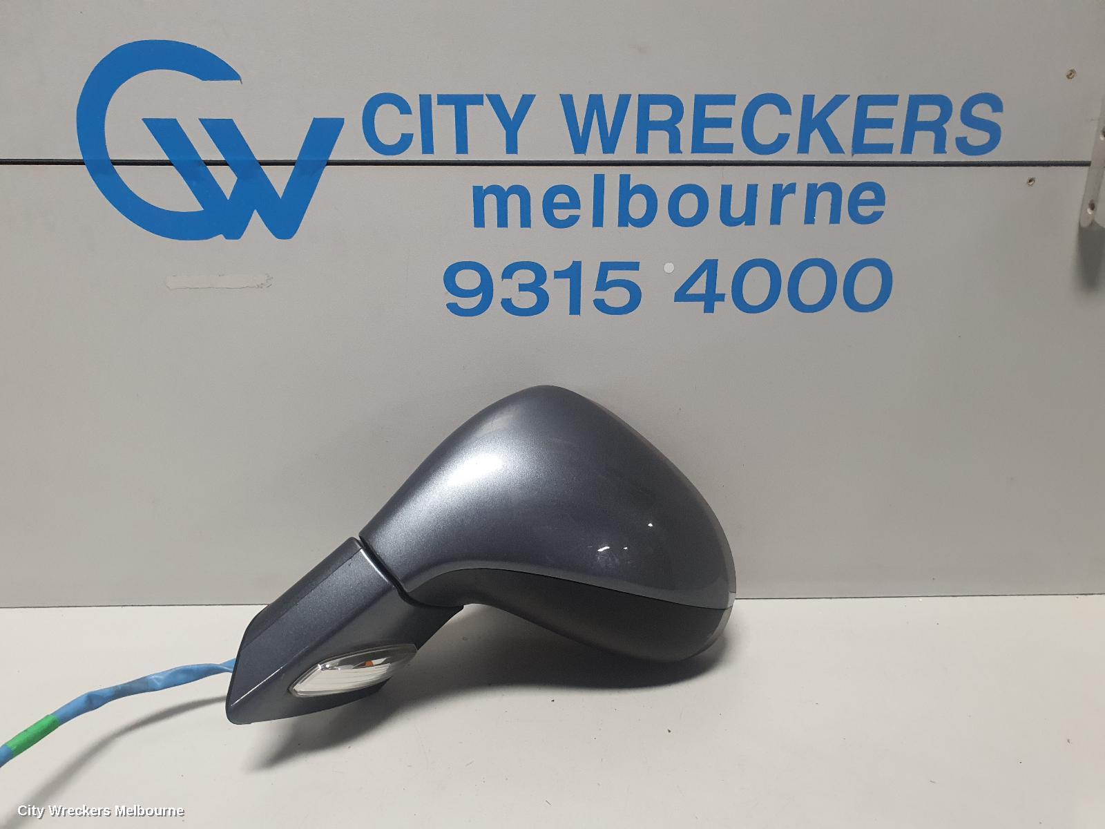 PEUGEOT 308 LEFT DOOR MIRROR, T7, HATCH/WAGON, POWER FOLDING, 2 PLUG TYPE, 09/2007 - 12/2013 - Image 1