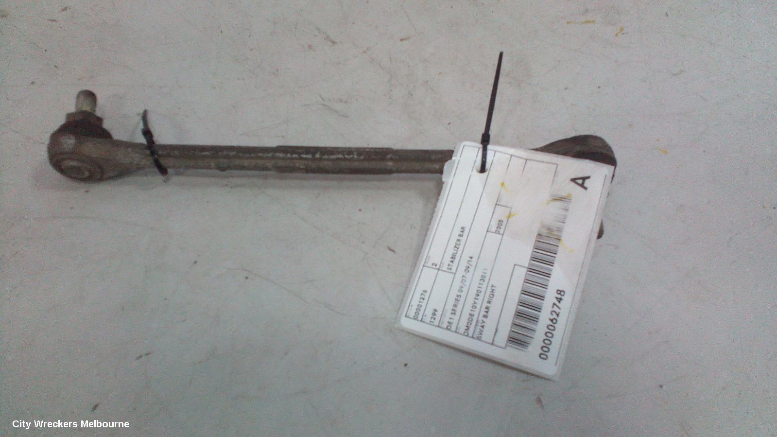 MAZDA 2 STABILISER BAR, DE1 SERIES 09/2007 - 09/2014 - Image 1