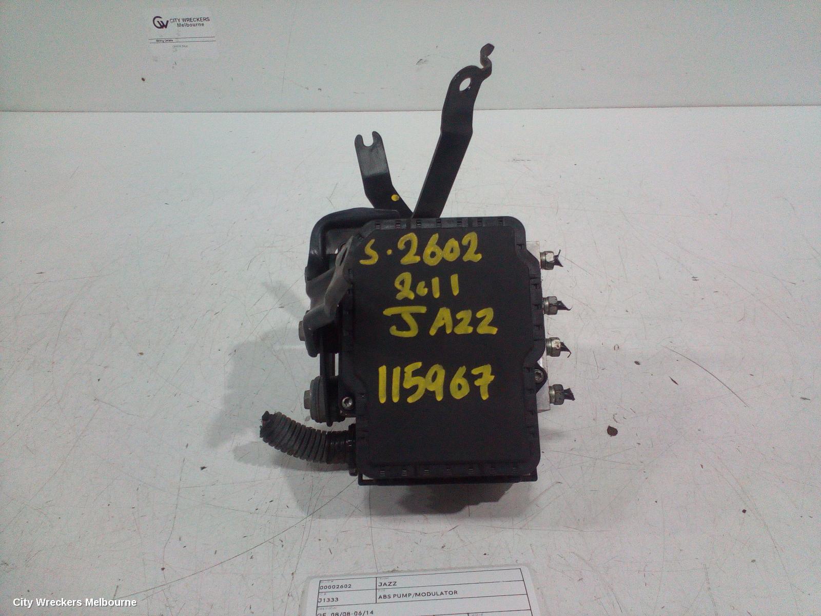 HONDA JAZZ ABS PUMP/MODULATOR, GE, 08/2008 - 06/2014 - Image 1