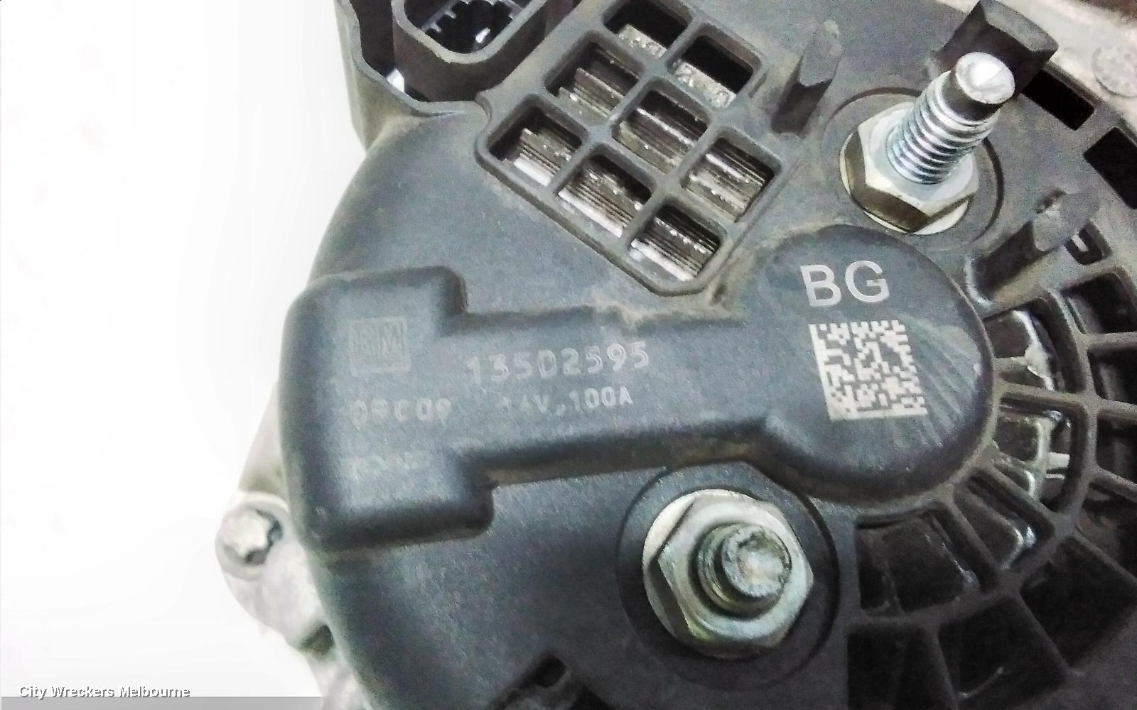 HOLDEN CRUZE ALTERNATOR, PETROL, 1.8, F18D4, JG, 03/2009 - 02/2011 - Image 3