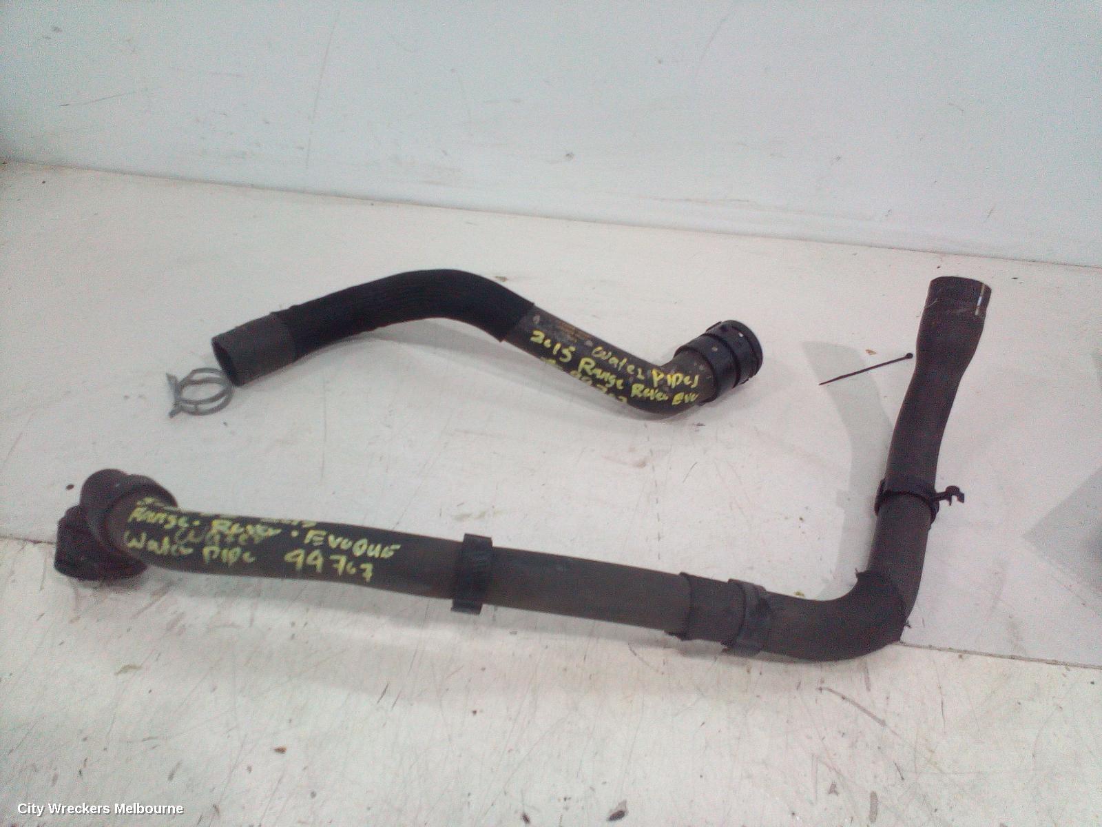 LAND ROVER RANGEROVER EVOQUE WATER PIPES/OUTLETS, L538, 11/2011 - 01/2019 - Image 2