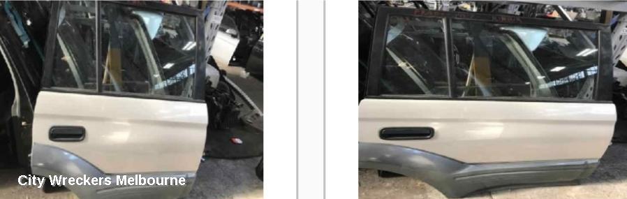 TOYOTA PRADO RIGHT REAR DOOR, 95 SERIES, W/ MOULD, 07/1996 - 01/2003 - Image 1