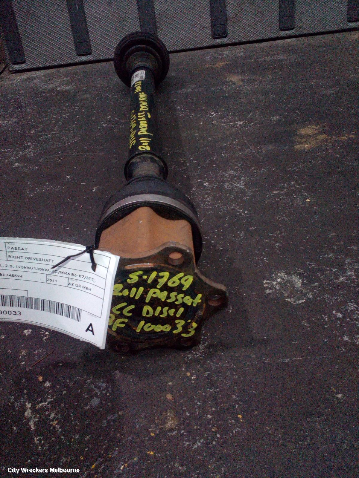VOLKSWAGEN PASSAT RIGHT DRIVESHAFT, FRONT, DIESEL, 2.0, 125KW/130KW, 3C/MK6 B6-B7/3CC, 03/2006 - 12/2016 - Image 2