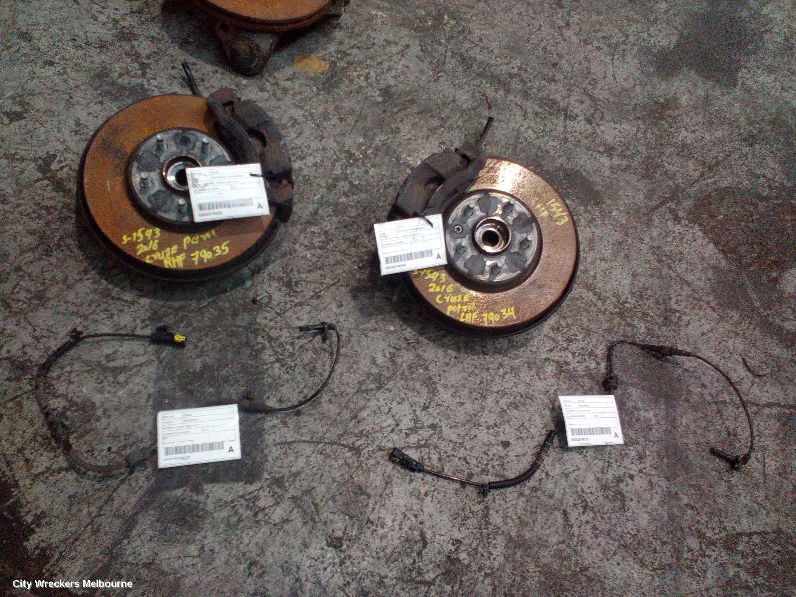 HOLDEN CRUZE LEFT FRONT HUB ASSEMBLY, JG-JH, 1.8, PETROL, 105PCD, 03/2009 - 01/2017 - Image 3