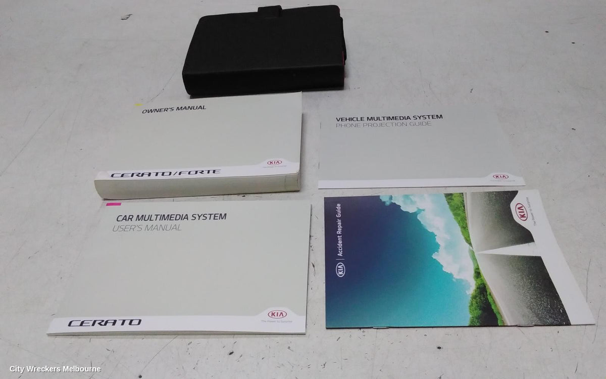 KIA CERATO OWNERS HANDBOOK, BD, 04/2018 - 09/2024 - Image 1