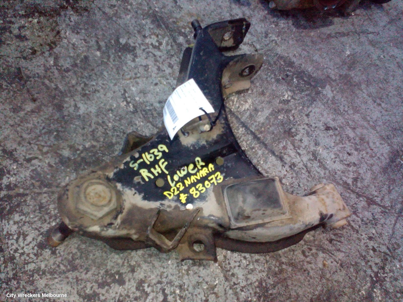 NISSAN NAVARA RIGHT FRONT LOWER CONTROL ARM, D22 (VIN MNT), 04/1997 - 08/2015 - Image 2