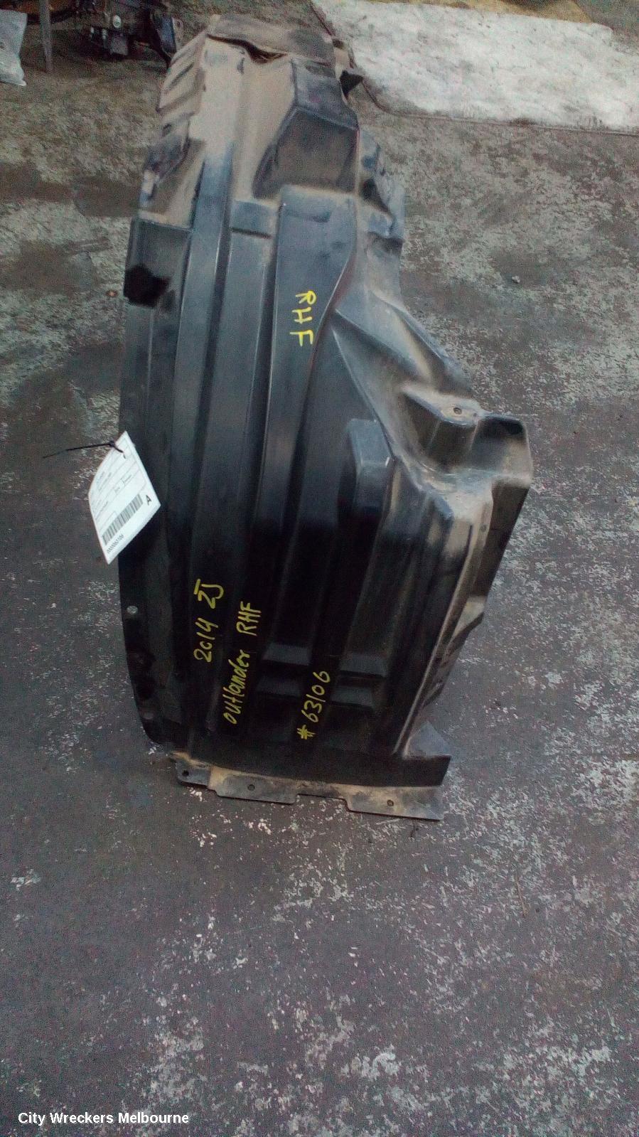 MITSUBISHI OUTLANDER RIGHT GUARD LINER, ZJ-ZL, 10/2013 - 07/2021 - Image 3