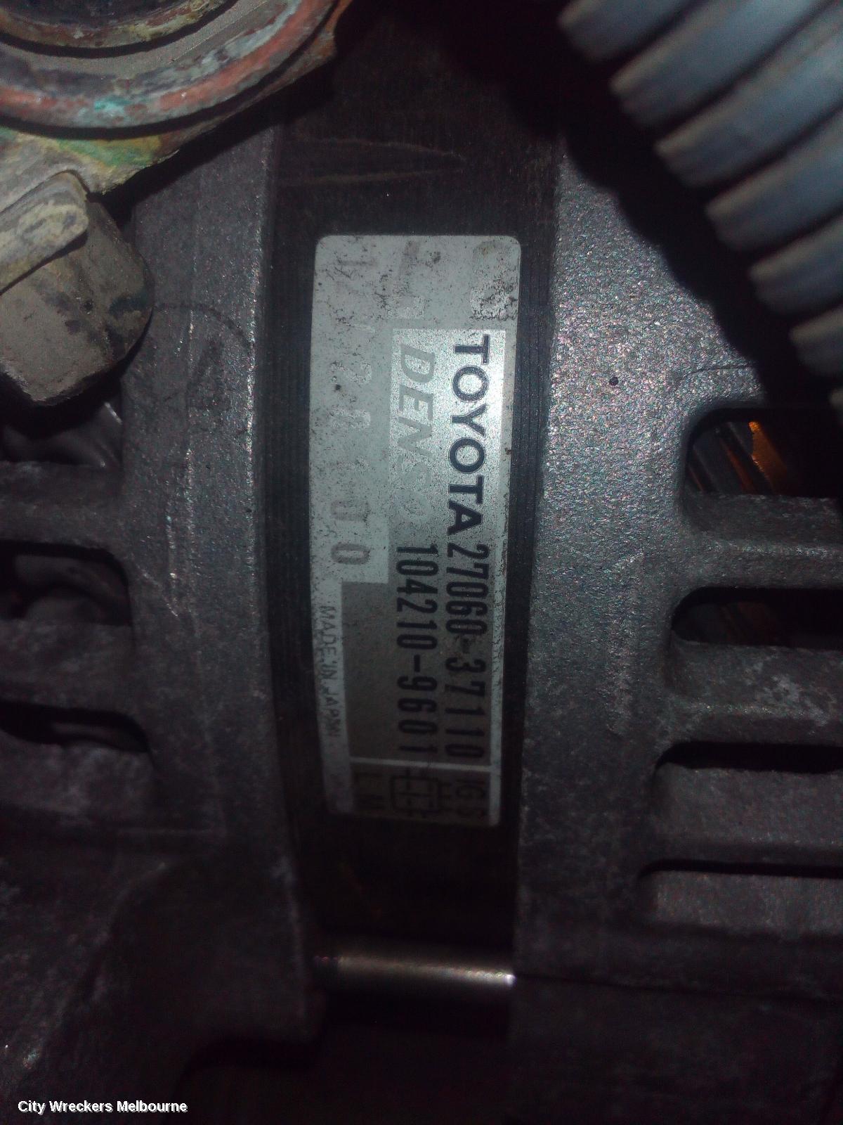 TOYOTA COROLLA ALTERNATOR, PETROL, 1.8, 2ZR-FE, 4 PIN TYPE, ZRE182R, HATCH, 10/2012 - 03/2015 - Image 1