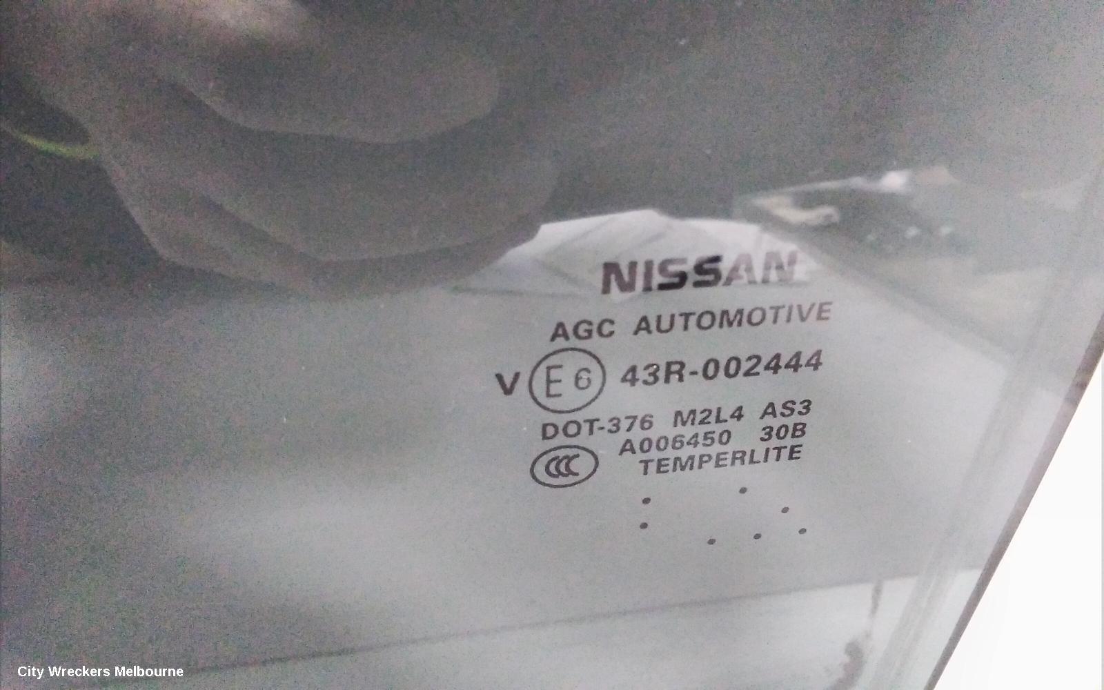 NISSAN PATHFINDER LEFT REAR DOOR WINDOW, R52, 06/2013 - 04/2021 - Image 2