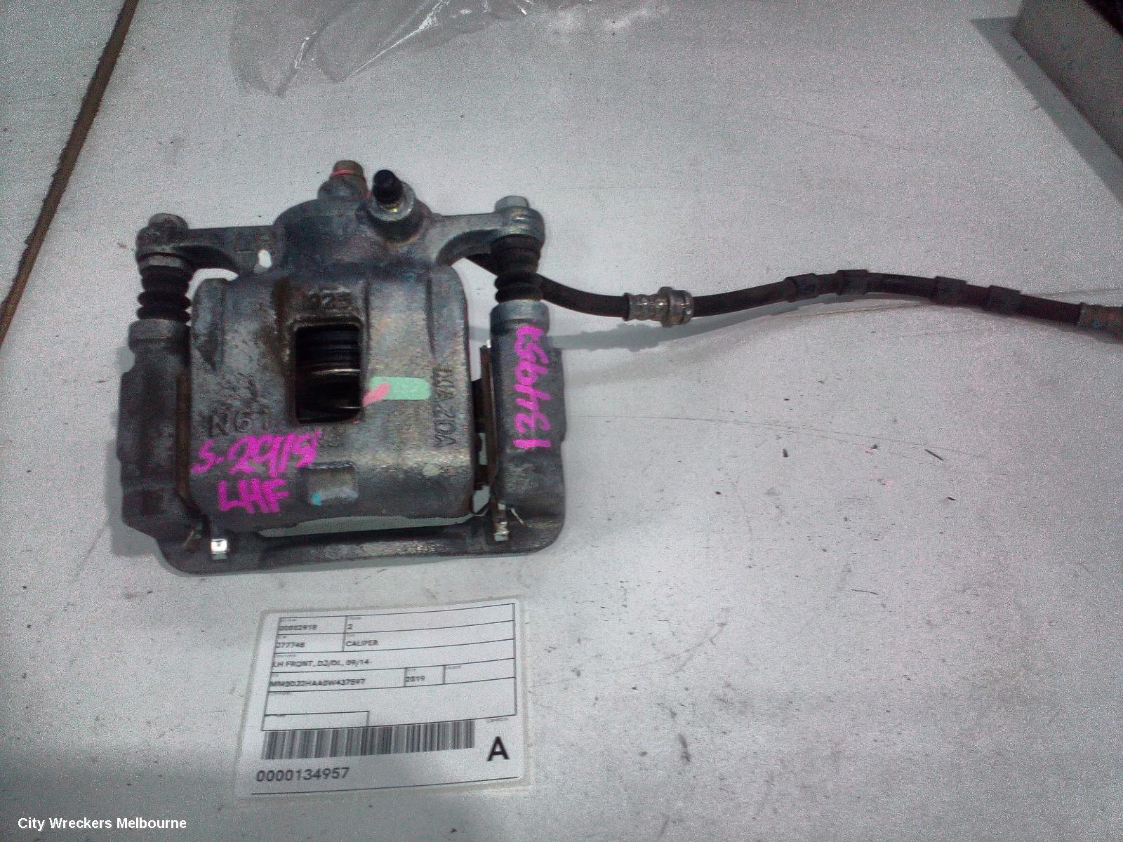 MAZDA 2 CALIPER, LH FRONT, DJ/DL, 09/2014 ONWARDS - Image 1