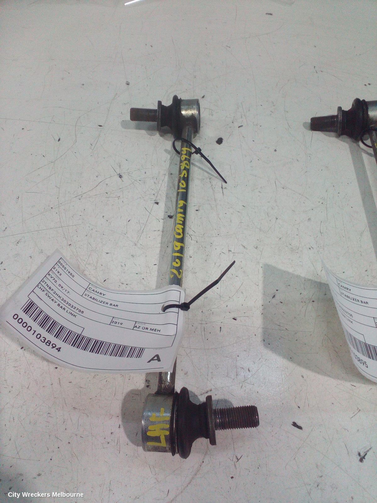 TOYOTA CAMRY STABILISER BAR, XV70, 09/2017 - 05/2024 - Image 2
