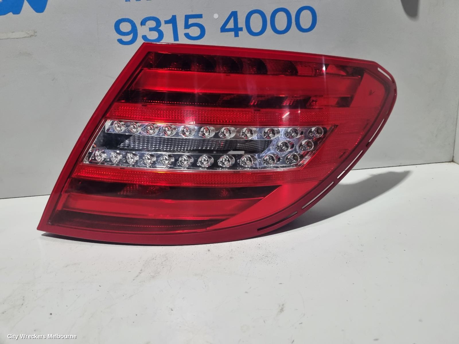 MERCEDES C CLASS RIGHT TAILLIGHT, W204, SEDAN, LED TYPE, 05/2011 - 07/2014 - Image 2