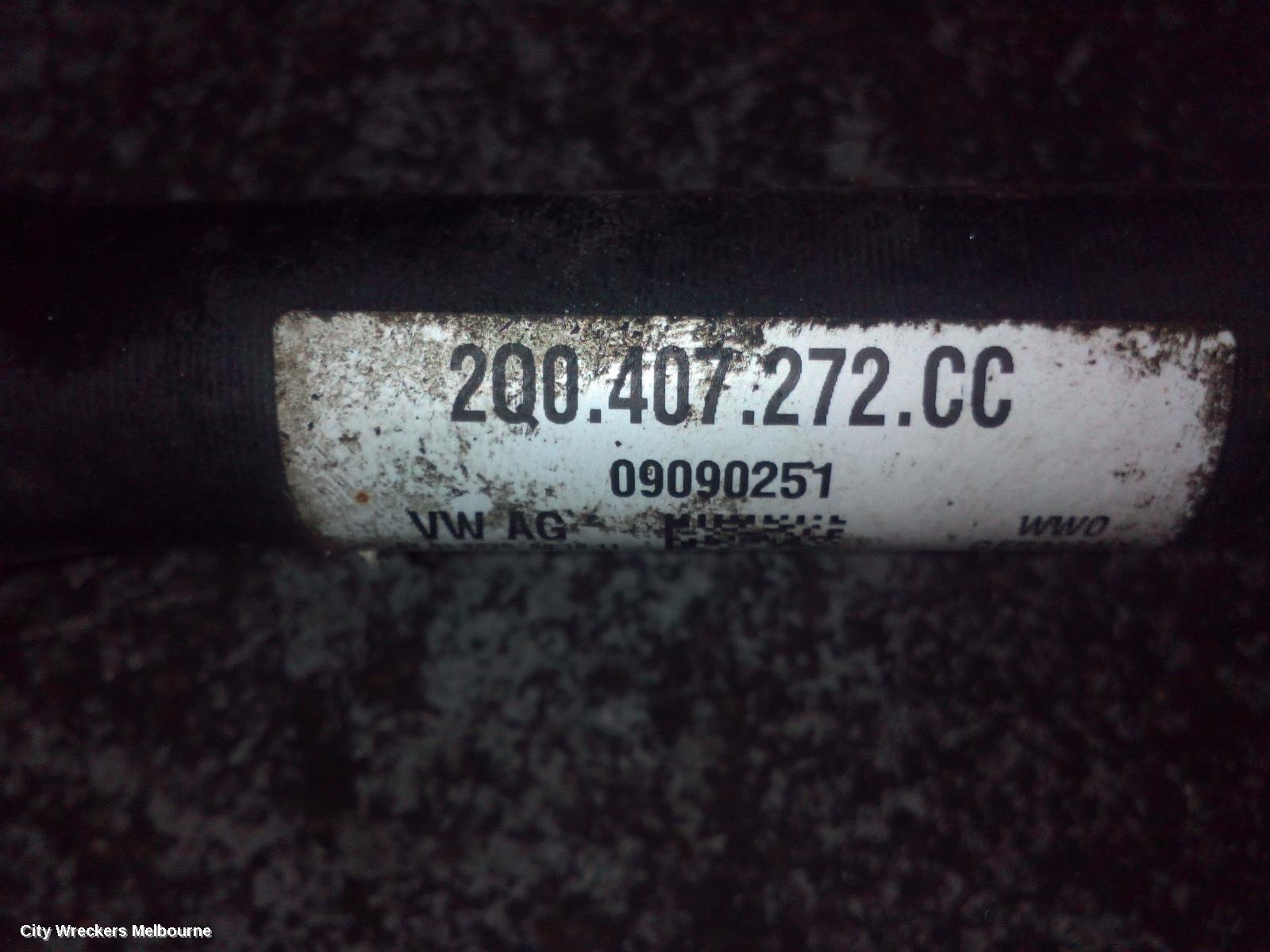 VOLKSWAGEN T-CROSS RIGHT DRIVESHAFT, FRONT, PETROL, 1.0, TURBO, DKJA/DXUA CODE, C1, 01/2020 ONWARDS - Image 1