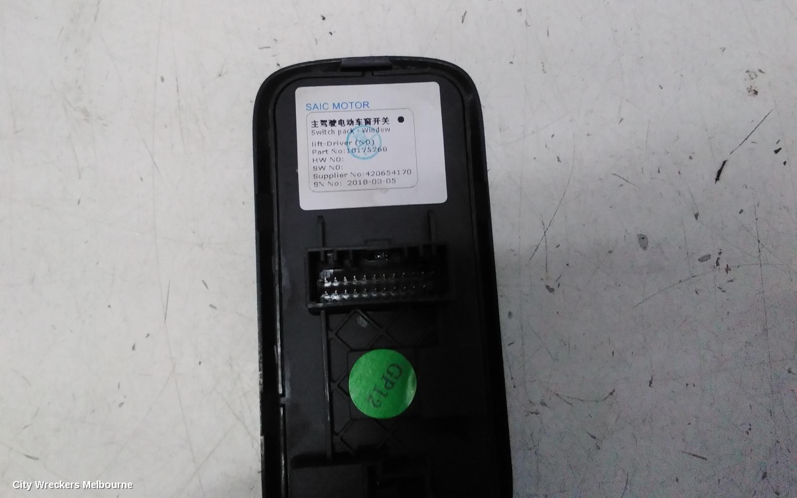 MG GS PWR DR WIND SWITCH, RH FRONT (MASTER SWITCH), SAS2, 09/2016 - 08/2019 - Image 3