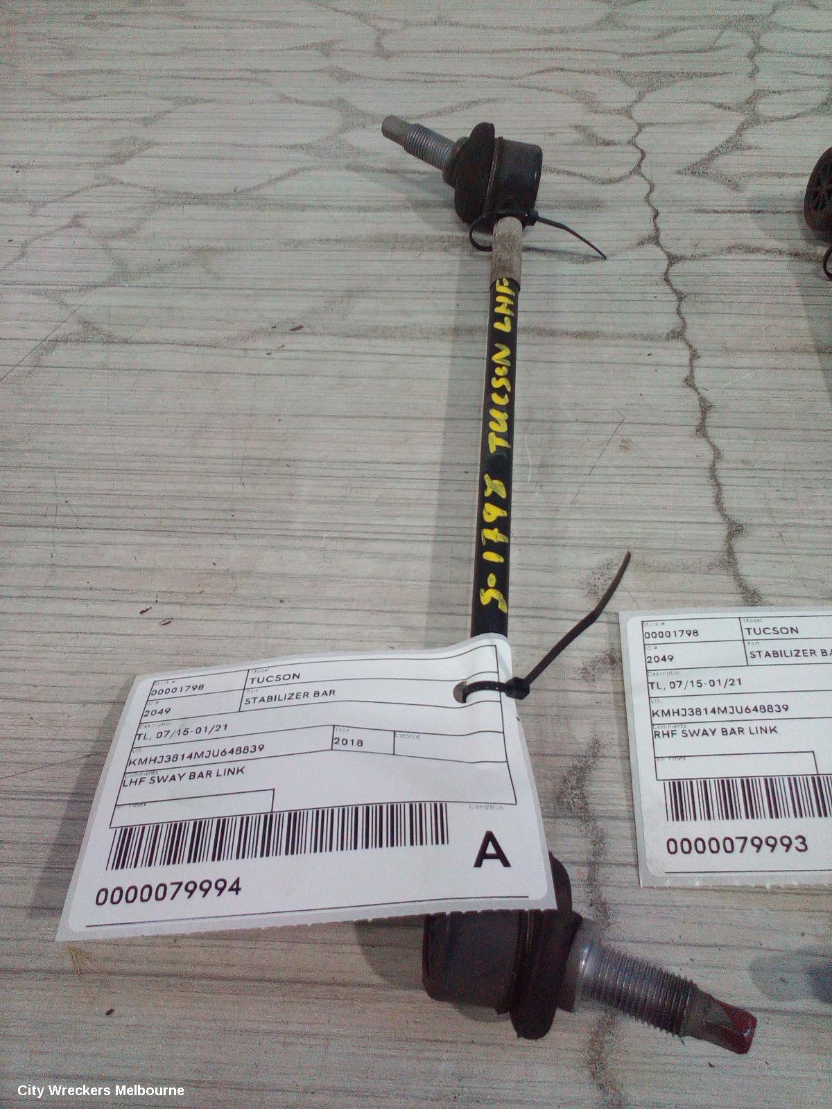 HYUNDAI TUCSON STABILISER BAR, TL, 06/2015 - 01/2021 - Image 1