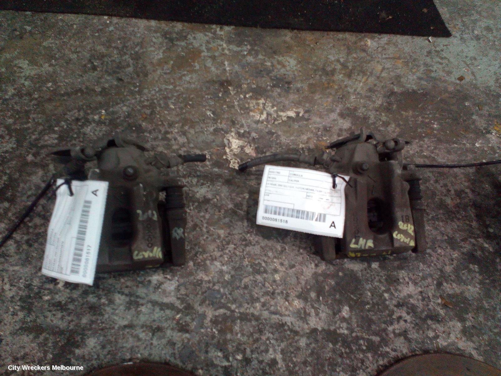 TOYOTA COROLLA CALIPER, RH REAR, ZRE152/20153R, HATCH/SEDAN, 03/2007 - 12/2013 - Image 2