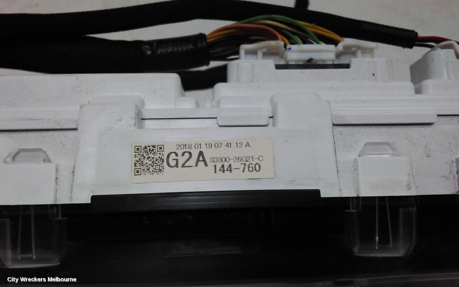 TOYOTA HIACE INSTRUMENT CLUSTER, PETROL, AUTO T/M, TRH, 02/2014 - 04/2019 - Image 3