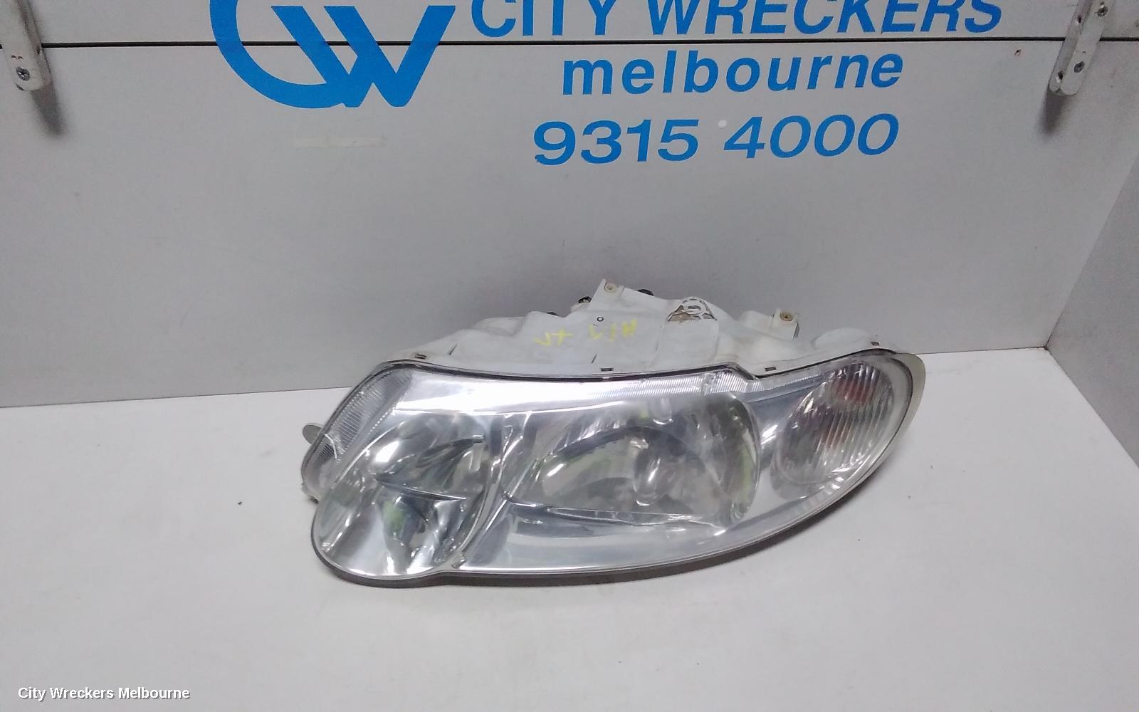 HOLDEN COMMODORE LEFT HEADLAMP, VX, EXECUTIVE/ACCLAIM/S PACK, CHROME INSERT TYPE, 10/2000 - 09/2002 - Image 1