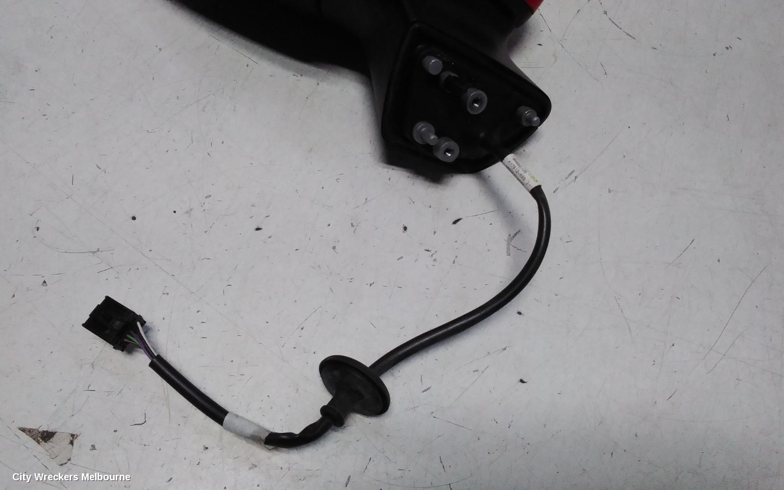 HOLDEN ASTRA LEFT DOOR MIRROR, BK, 5DR HATCH, MANUAL FOLDING TYPE, 09/2016 ONWARDS - Image 1
