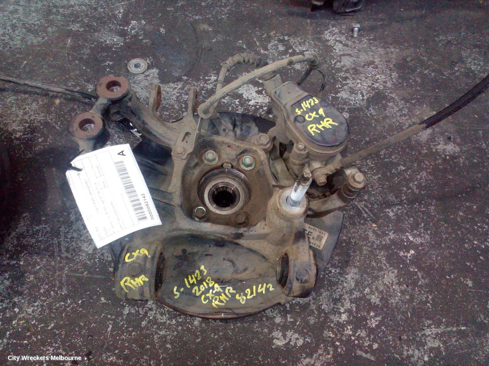 MAZDA CX9 RIGHT REAR HUB ASSEMBLY, TC, AWD, 2.5, PETROL, AUTO T/M, 07/2016 ONWARDS - Image 2
