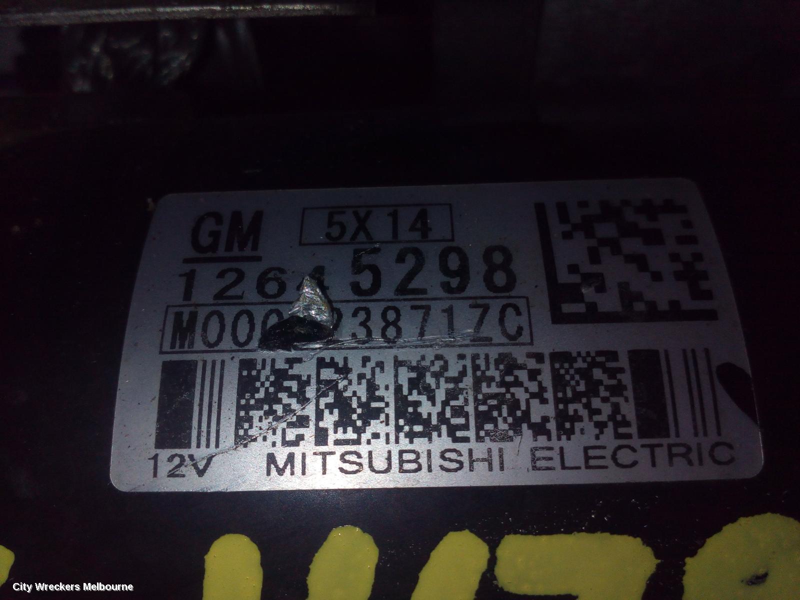 HOLDEN CAPTIVA STARTER, PETROL, 3.0, CG, 01/2011 - 06/2018 - Image 1