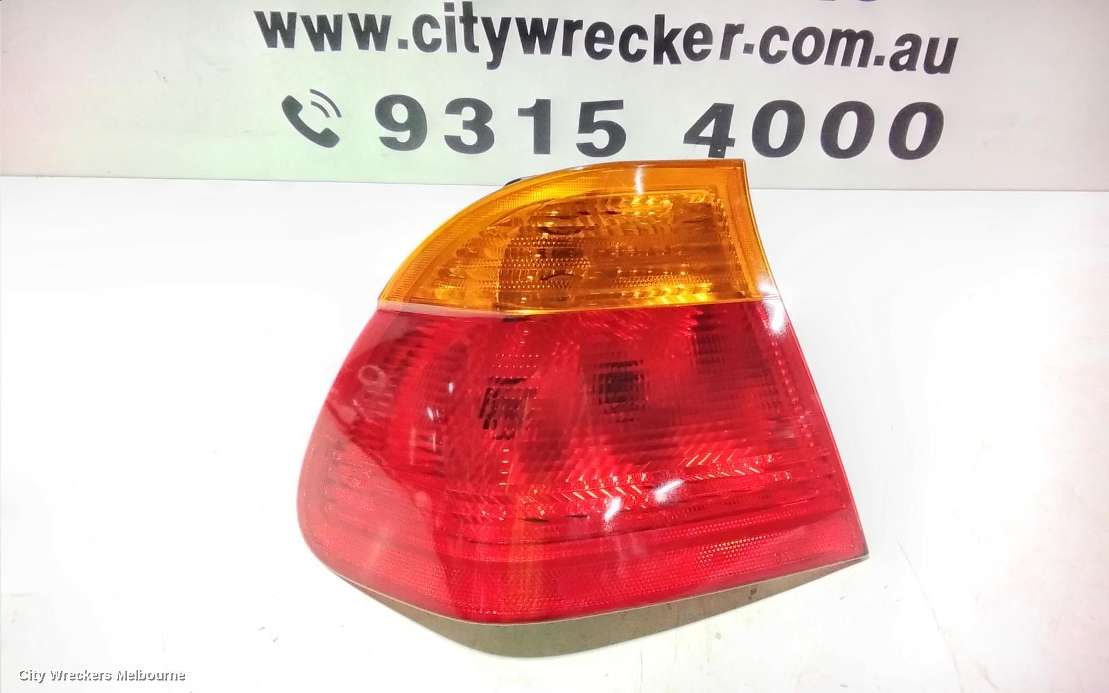 BMW 3 SERIES LEFT TAILLIGHT, E46, SEDAN, AMBER FLASHER TYPE, 09/1998 - 09/2001 - Image 2
