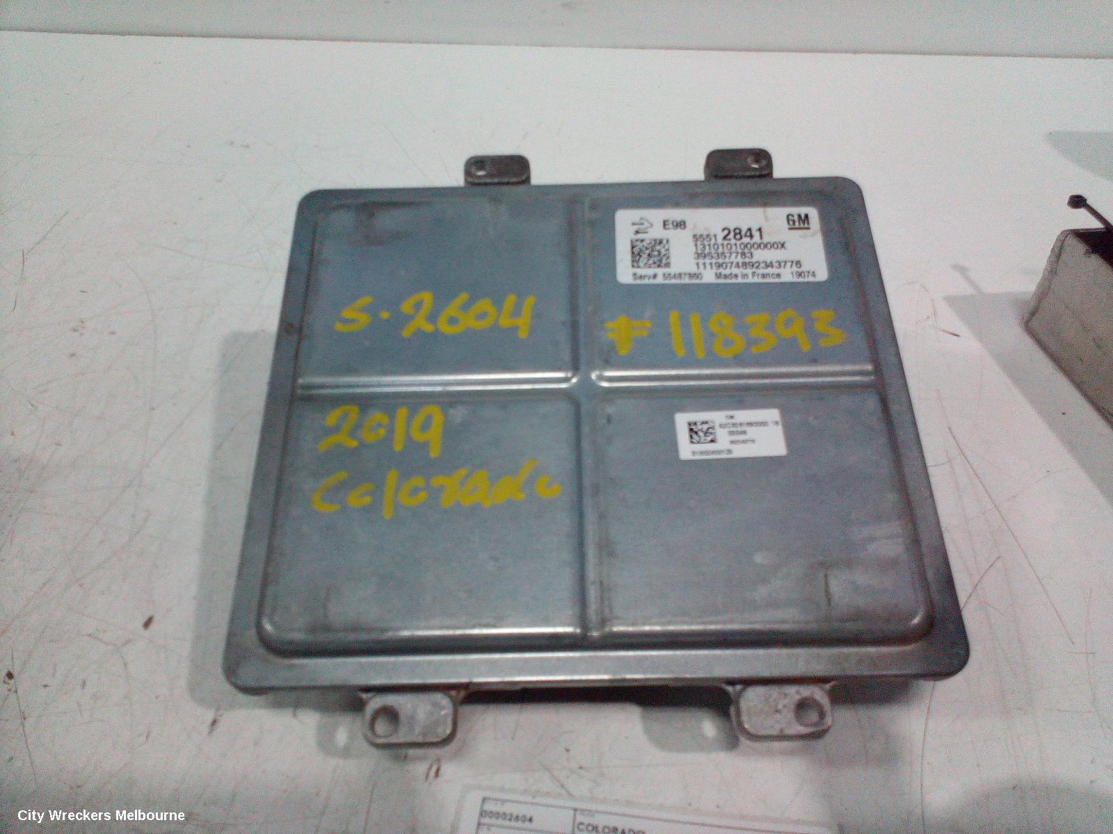 HOLDEN COLORADO ECU, ENGINE ECU, 2.8, DIESEL, P/N 12621842, ECU ONLY, RG, 01/2012 - 12/2020 - Image 1
