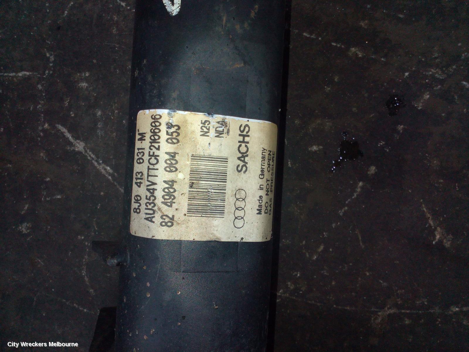 AUDI TT LEFT FRONT STRUT, 8J, 2.0, PETROL, FWD, COUPE/CABRIO, 09/2006 - 12/2014 - Image 1