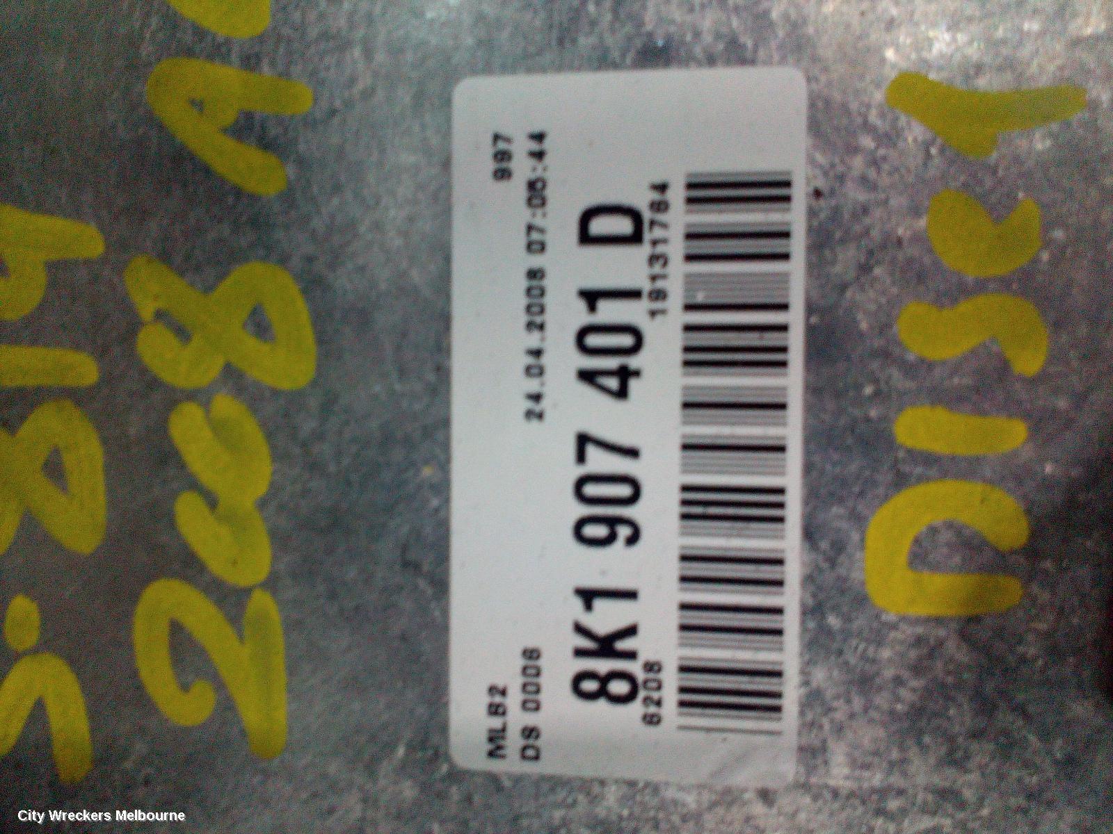 AUDI A4 ECU, ENGINE ECU, 2.7, DIESEL, ECU ONLY, P/N 8K1907401D, B8 8K, 02/2008 - 06/2012 - Image 1