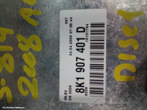 AUDI A4 ECU, ENGINE ECU, 2.7, DIESEL, ECU ONLY, P/N 8K1907401D, B8 8K, 02/2008 - 06/2012 - Image 1