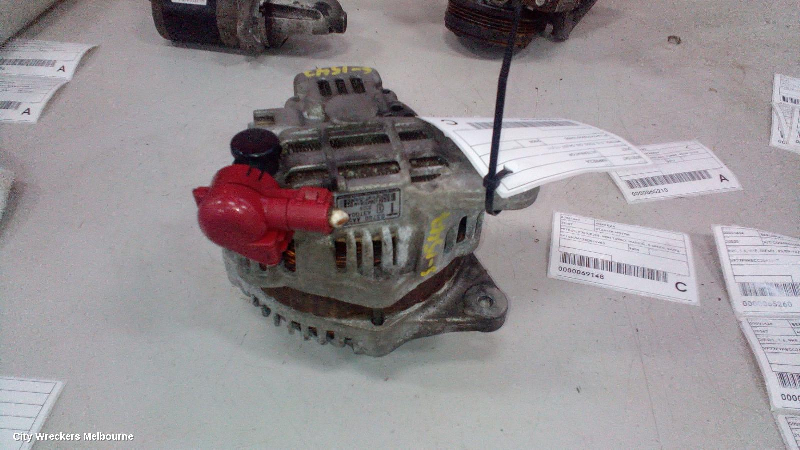 SUBARU IMPREZA ALTERNATOR, PETROL, 2.0, EJ20, G3, 04/2007 - 11/2011 - Image 2