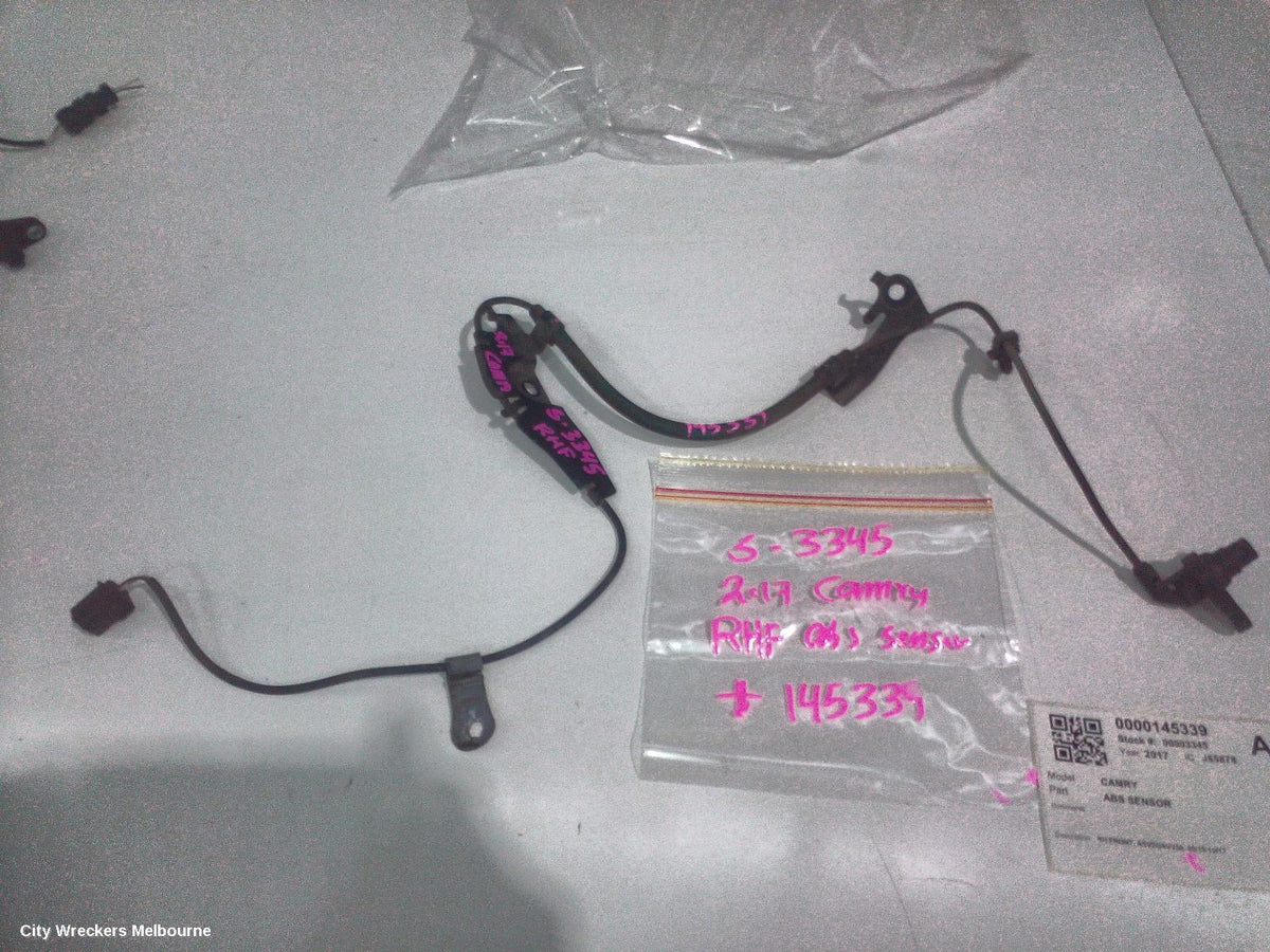 TOYOTA CAMRY ABS SENSOR, RH FRONT, ASV50/AVV50, 05/2015 - 10/2017 - Image 1