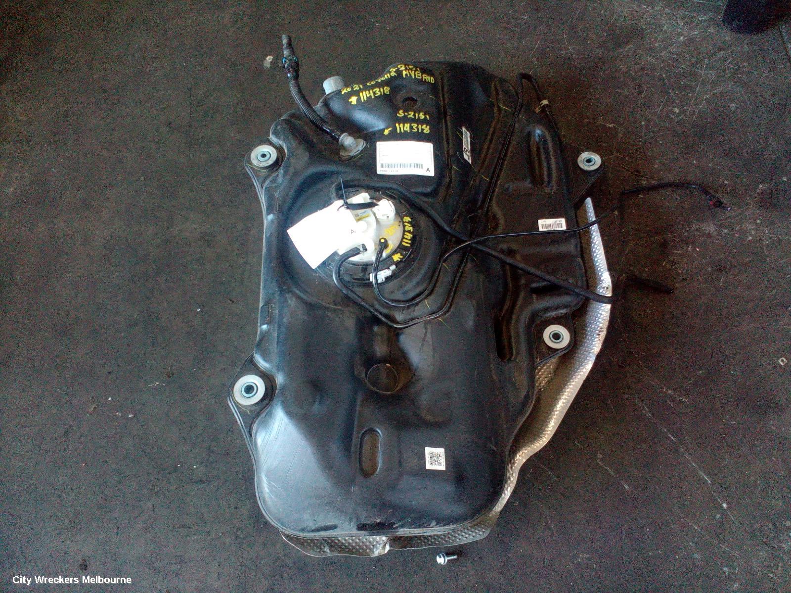 TOYOTA COROLLA FUEL TANK, ZWE211R, PETROL, HYBRID, 07/2018 ONWARDS - Image 1