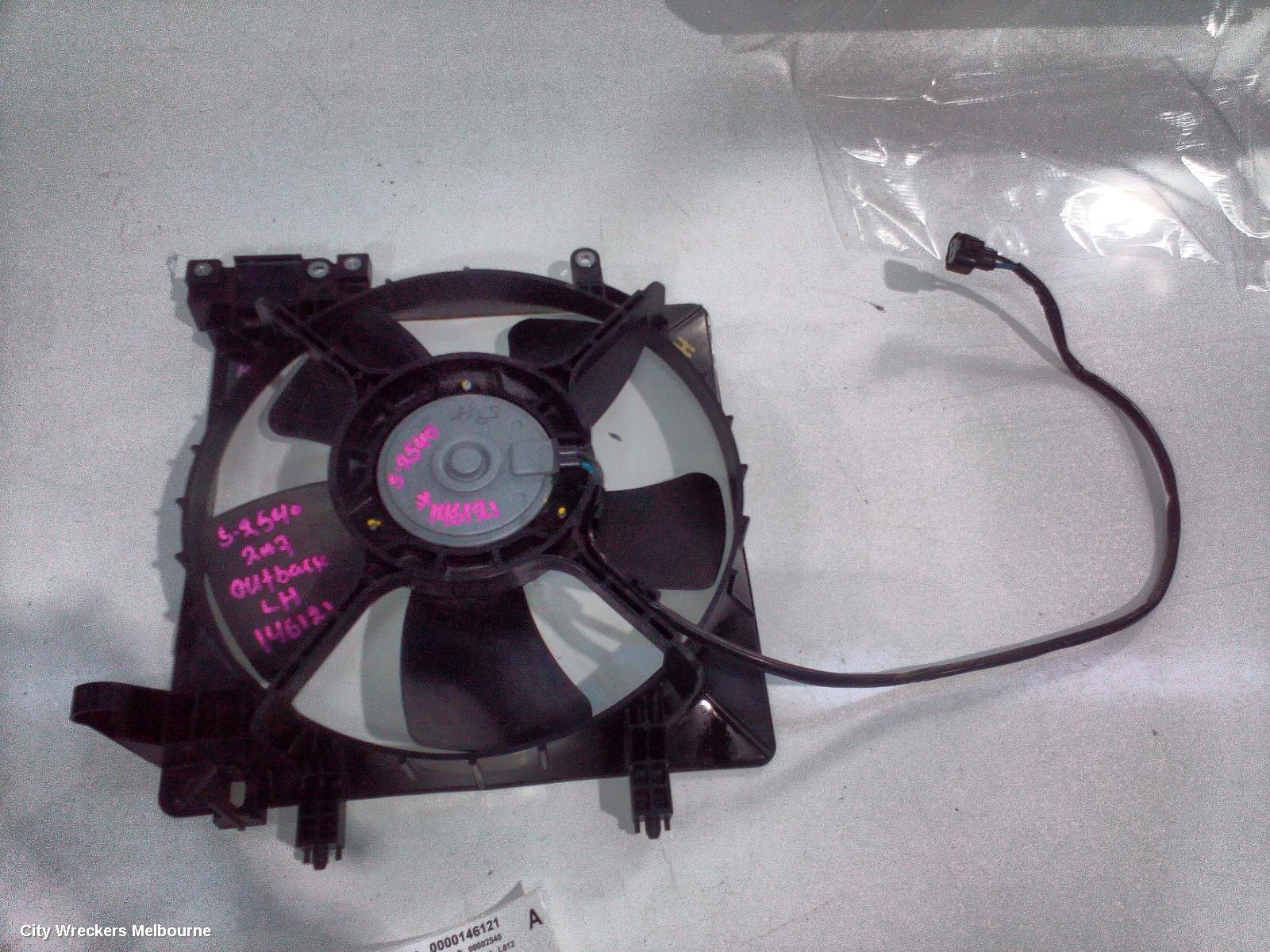 SUBARU OUTBACK FAN, RADIATOR FAN (LH - PASSENGER SIDE), 3.0, EZ30, 4TH GEN, 5 BLADES, 07/2003 - 08/2009 - Image 2