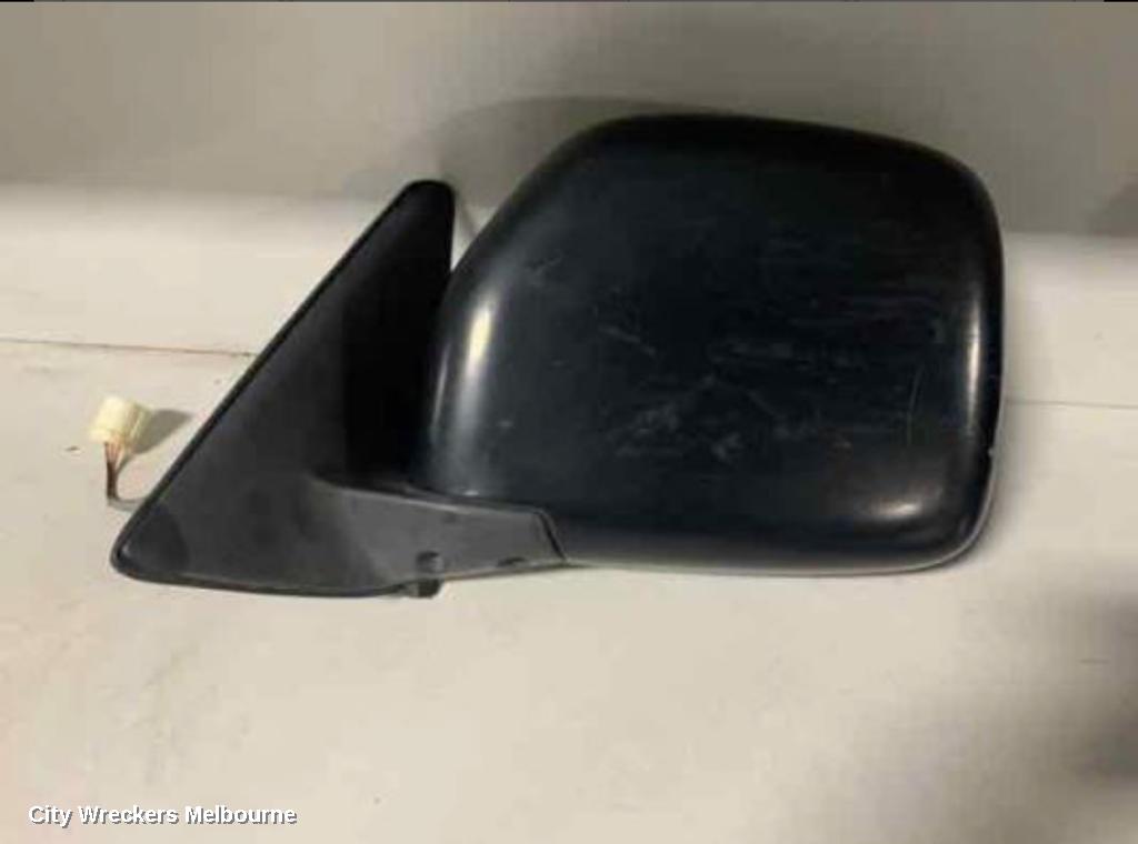 TOYOTA PRADO LEFT DOOR MIRROR, 95 SERIES, POWER, BLACK, RV/GX/GXL, 07/1996 - 01/2003 - Image 1