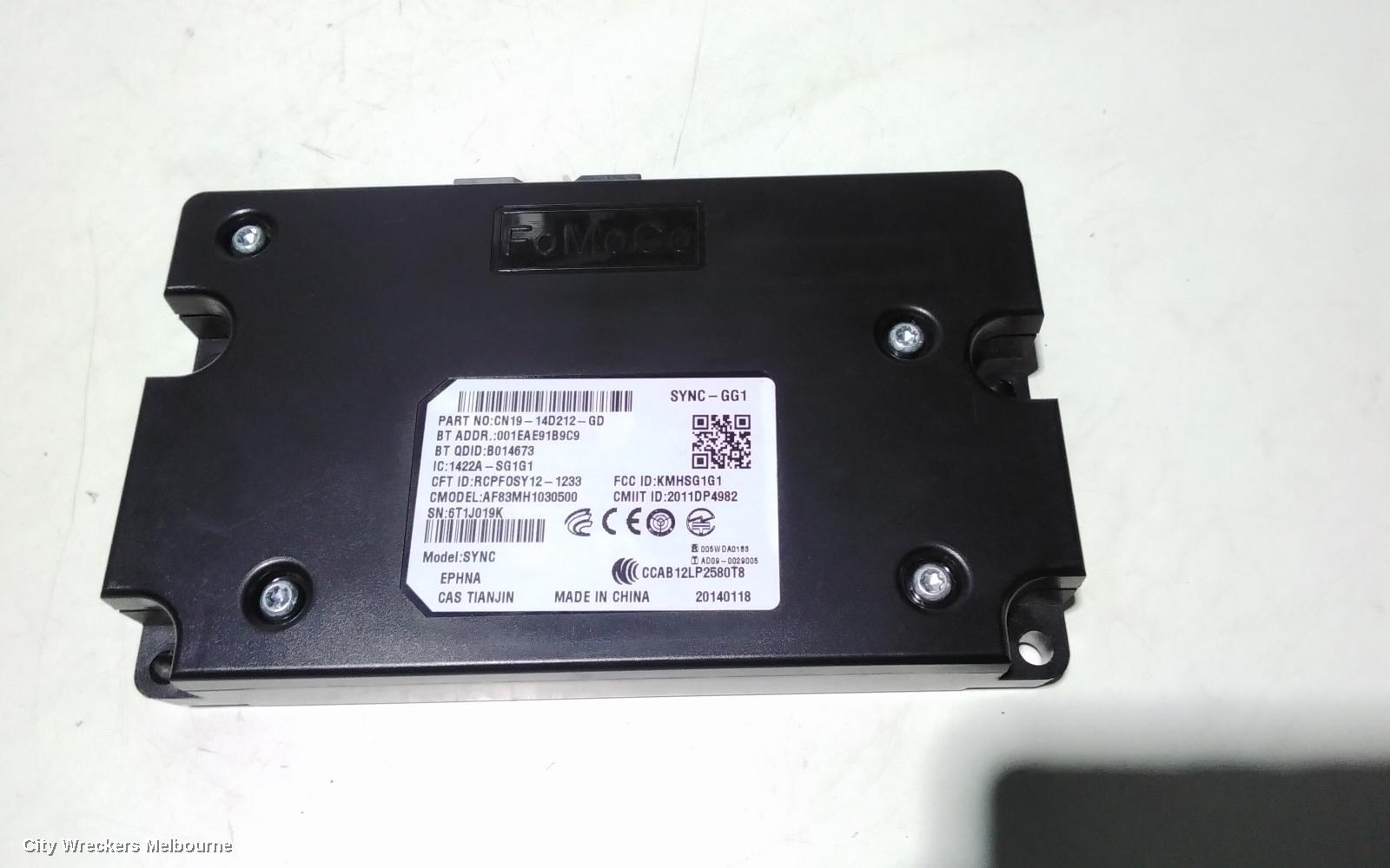 FORD FOCUS RADIO/CD/DVD/SAT/TV, BLUETOOTH MODULE***USE ECU PART TYPE*** - Image 1