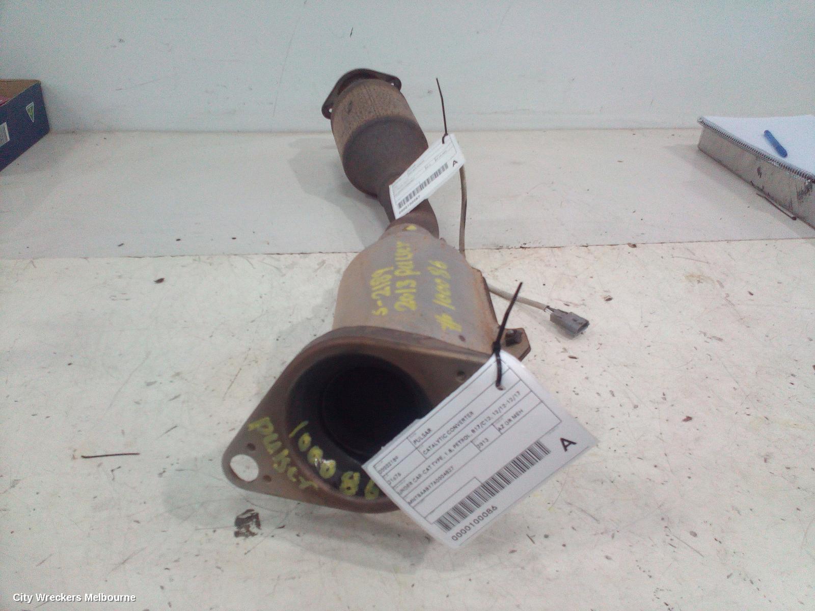 NISSAN PULSAR CATALYTIC CONVERTER, UNDER CAR-CAT TYPE, 1.8, PETROL, B17/C12, 12/2012 - 12/2017 - Image 1