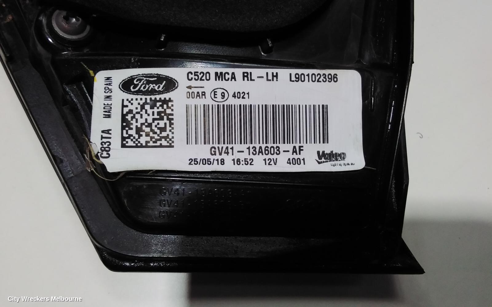 FORD ESCAPE REAR GARNISH, TAILGATE LAMP (LH SIDE), AMBIENTE/TREND, NON LED TYPE, ZG, 09/2016 - 05/2020 - Image 2