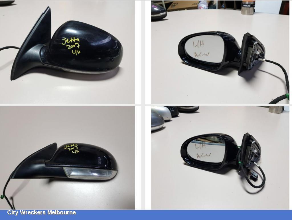 VOLKSWAGEN JETTA LEFT DOOR MIRROR, 1KM, HEATED & W/ MEMORY TYPE, 10 WIRES, 02/2006 - 07/2011 - Image 1