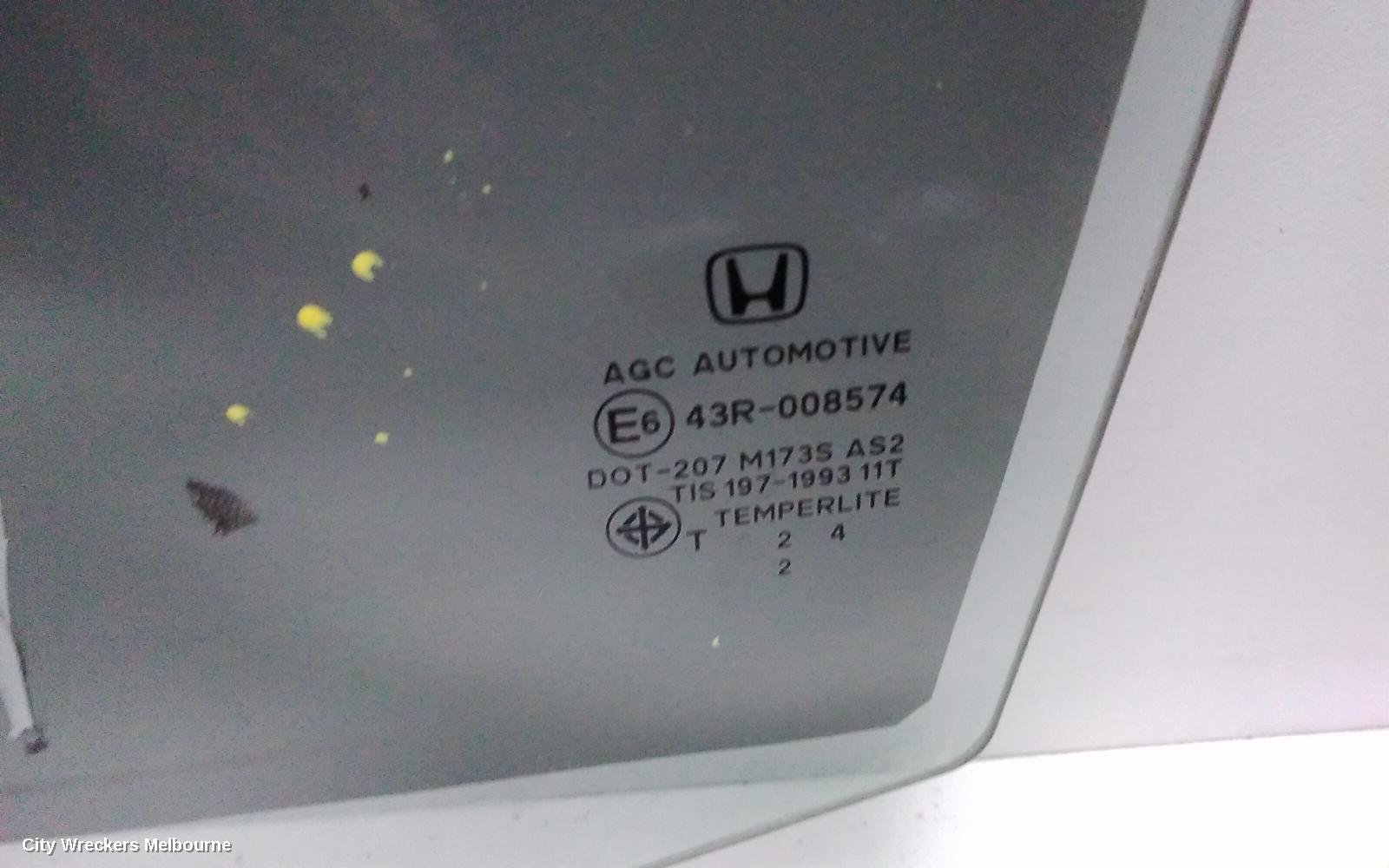 HONDA CITY LEFT REAR DOOR WINDOW, GM6, 01/2014 - 09/2020 - Image 2