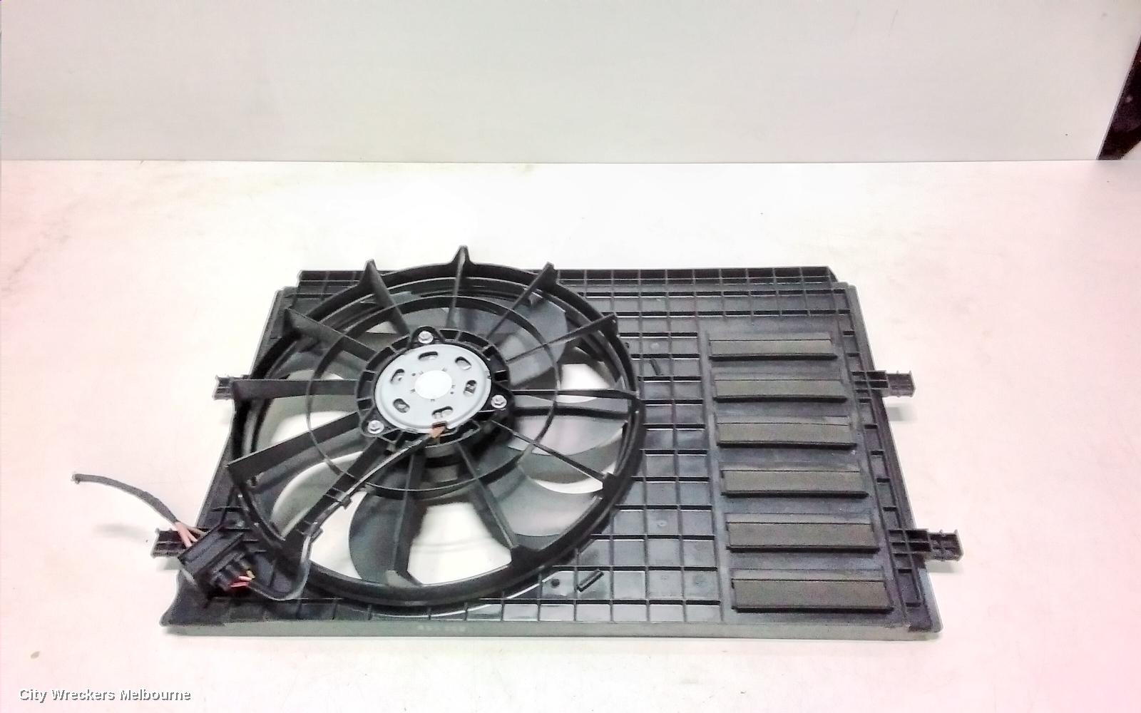 VOLKSWAGEN POLO FAN, SINGLE FAN ASSY, 1.4, PETROL, 6R, 05/2010 - 05/2014 - Image 2