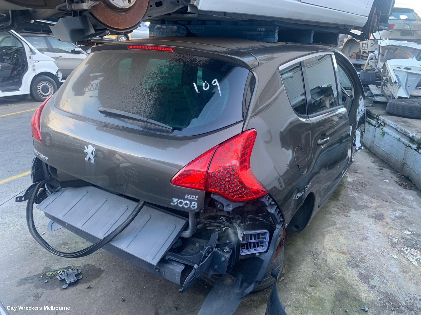 PEUGEOT 3008 LEFT REAR DOOR/SLIDING, T8, 05/2010 - 10/2016 - Image 1