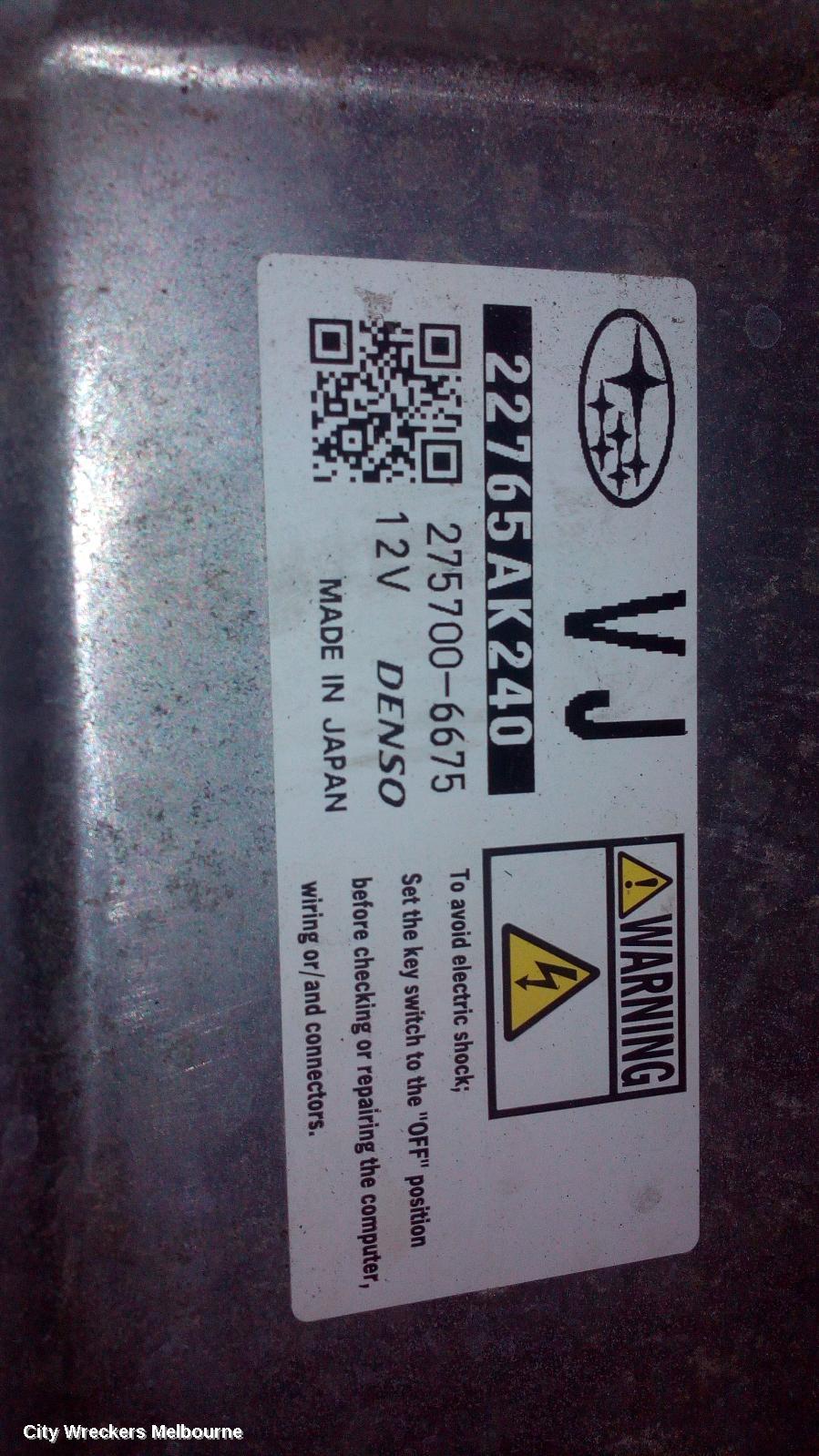 SUBARU OUTBACK ECU, ENGINE ECU, 2.0, EE20, DIESEL, AUTO T/M, ECU ONLY, 6TH GEN, 08/2014 ONWARDS - Image 1