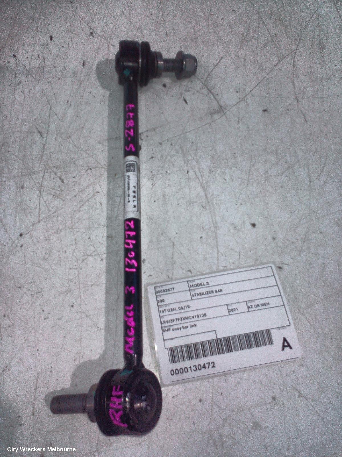 TESLA MODEL 3 STABILISER BAR, 1ST GEN, 06/2019 ONWARDS - Image 1