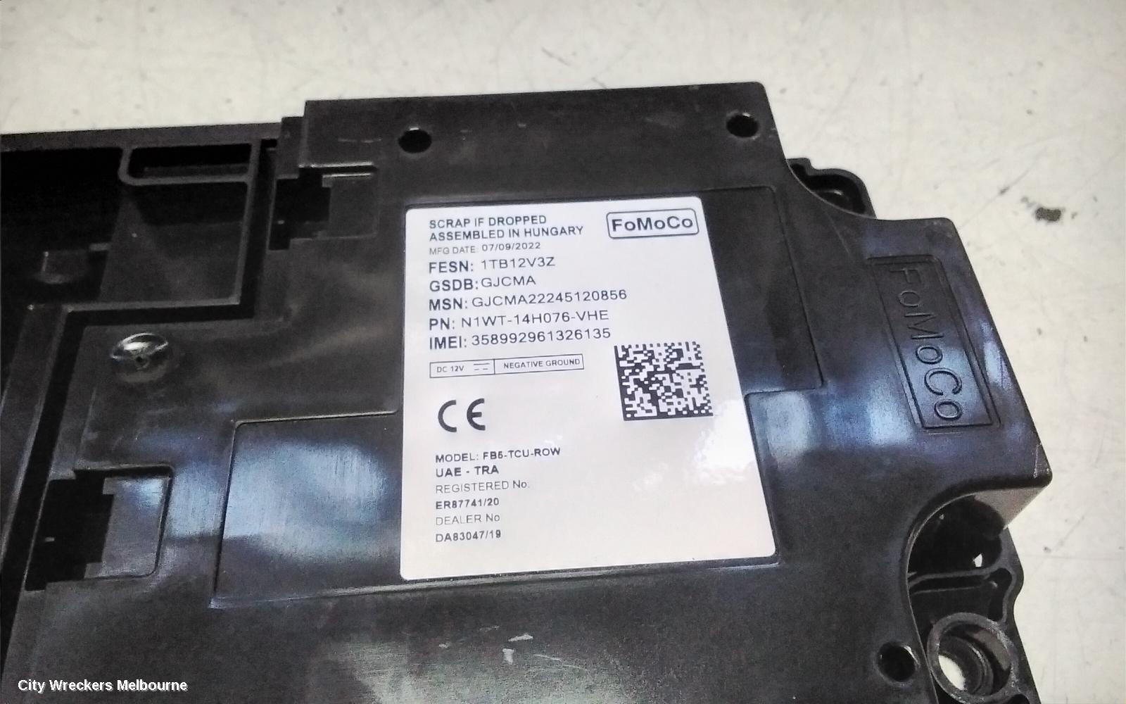 FORD RANGER ECU, RA, TRANSMISSION ECU, AUTO T/M, P/N MB3G12B565AJA, 05/2022 ONWARDS - Image 3